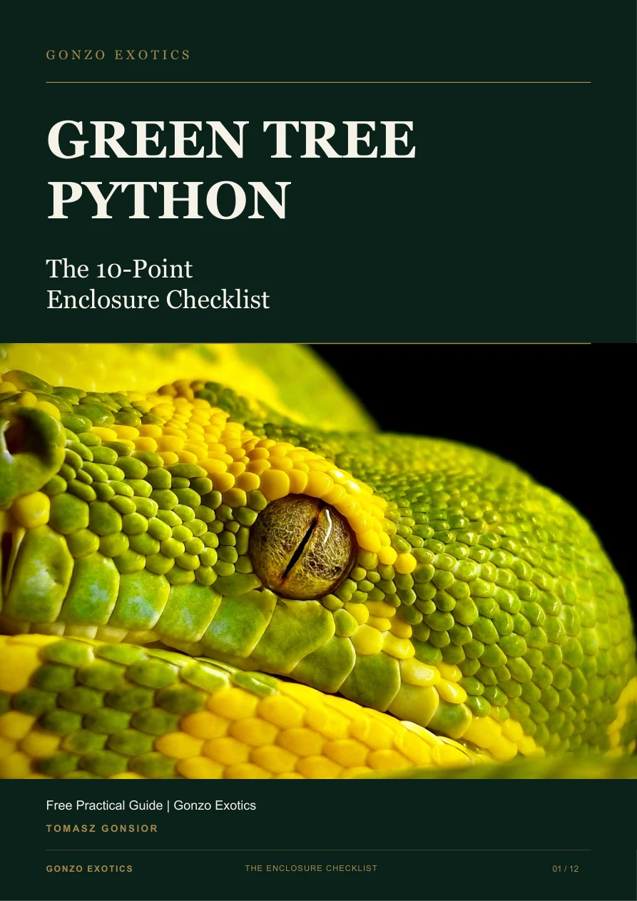 Cover of Green Tree Python: The 10-Point Enclosure Checklist